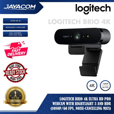 4K Pro Webcam with HDR and RightLight 3 .
